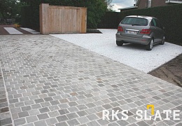 Брусчатка RKS Slate Belgian Grey 100х100 мм