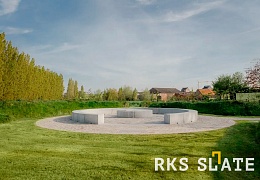 Брусчатка RKS Slate Belgian Grey 100х100 мм