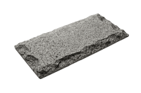 Темно-серая Гранитная плитка Dark Grey, Mushroom под скалу колотая купить в  Ижевске