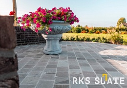 Брусчатка RKS Slate Belgian Grey 100х100 мм