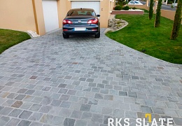 Брусчатка RKS Slate Belgian Grey 100х100 мм